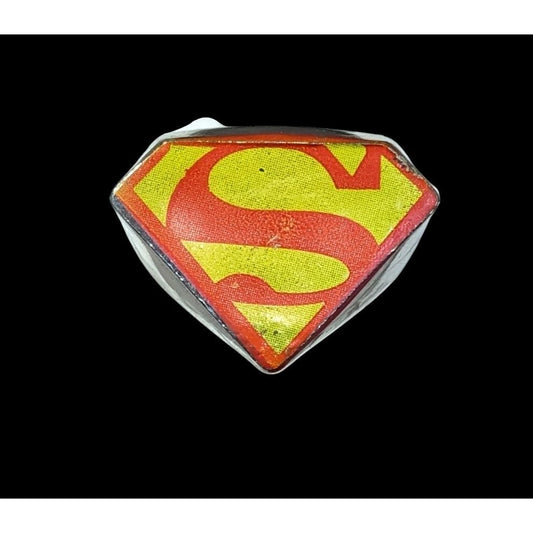 Vintage DC Superman Plastic Toy Collectible Ring
