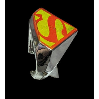 Vintage DC Superman Plastic Toy Collectible Ring