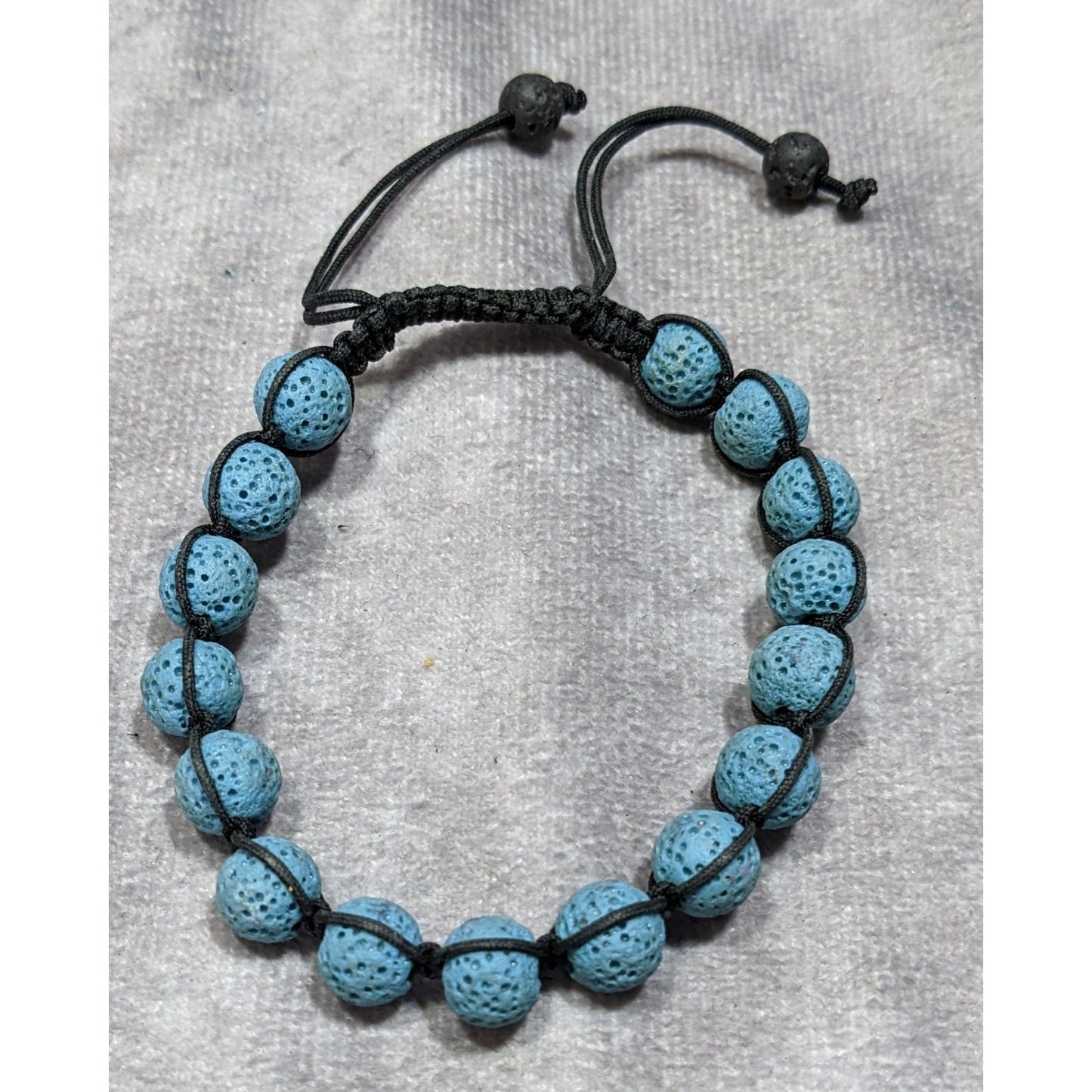 Nature Inspired Blue Lava Stone Beaded Bracelet