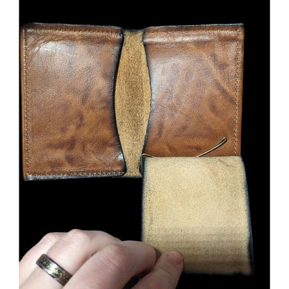 Classic Casual Men's Brown Leather Wallet