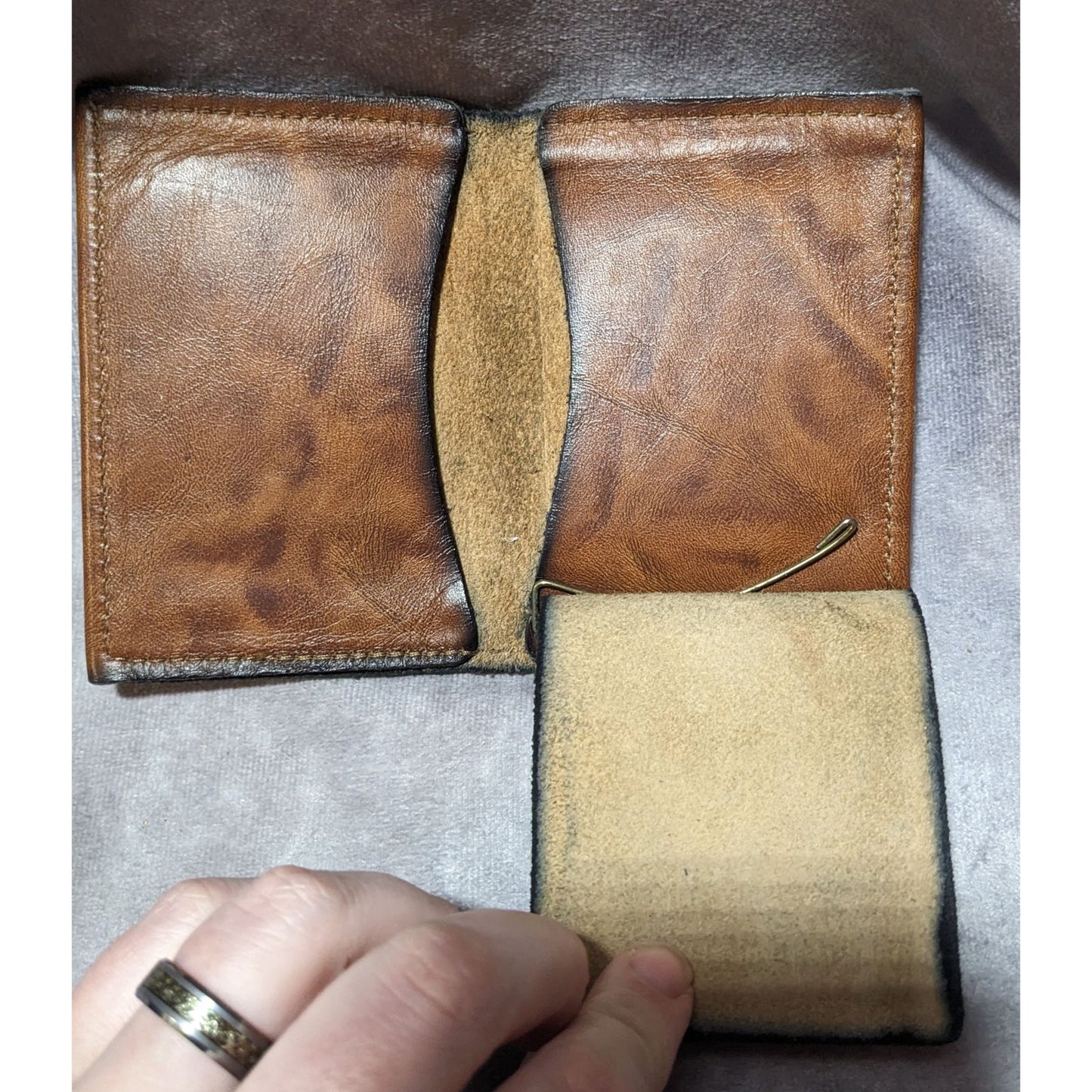 Classic Casual Men's Brown Leather Wallet