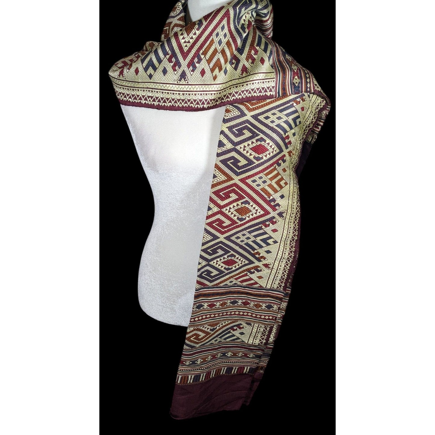 Tai Daeng Handmade Silk Naga Motif Wall Hanging