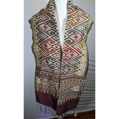 Tai Daeng Handmade Silk Naga Motif Wall Hanging