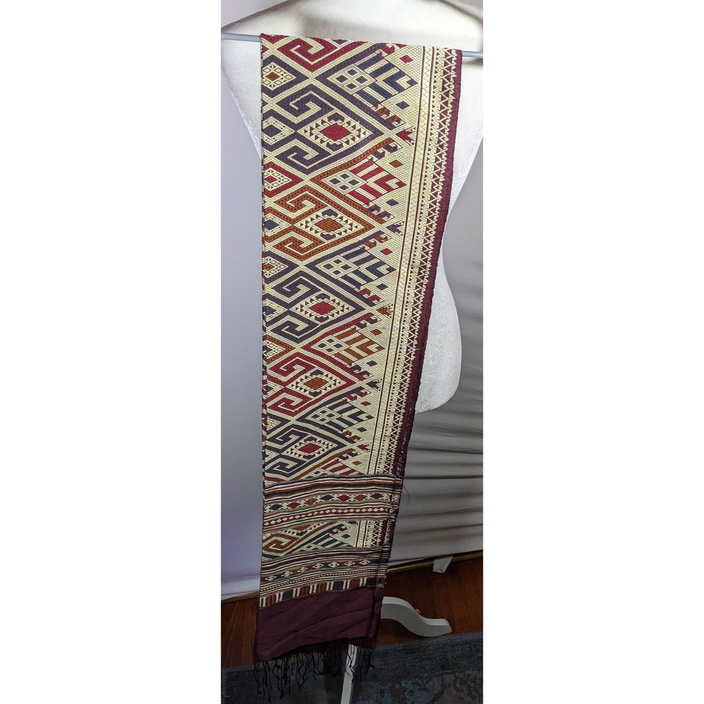 Tai Daeng Handmade Silk Naga Motif Wall Hanging