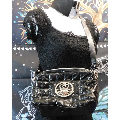 Kathy Van Zeeland Quilted Gothic Shoulder Bag