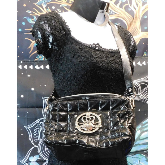 Kathy Van Zeeland Quilted Gothic Shoulder Bag