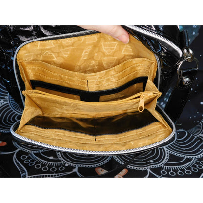 Kathy Van Zeeland Quilted Gothic Shoulder Bag