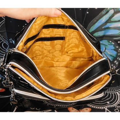 Kathy Van Zeeland Quilted Gothic Shoulder Bag