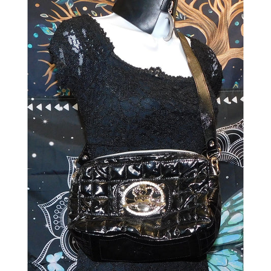 Kathy Van Zeeland Quilted Gothic Shoulder Bag