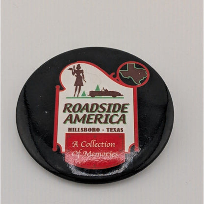 Roadside America Willsboro Texas Collectible Button/Badge