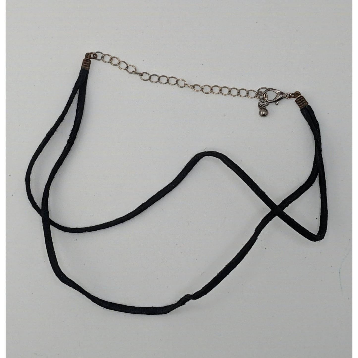 Black Double-Strand Suede Choker Necklace