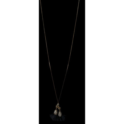 INC International Concepts Floral Rhinestone Lariat Necklace