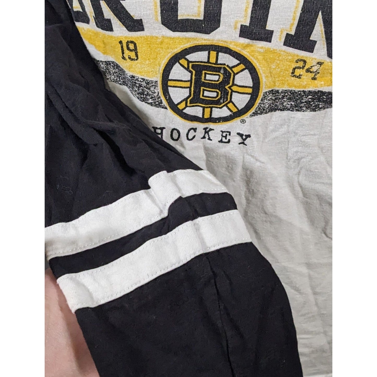 NHL Boston Bruins Womens V Neck Hockey Top