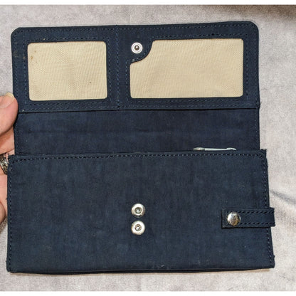 Preppy Sporty Kipling Navy Nylon Wallet