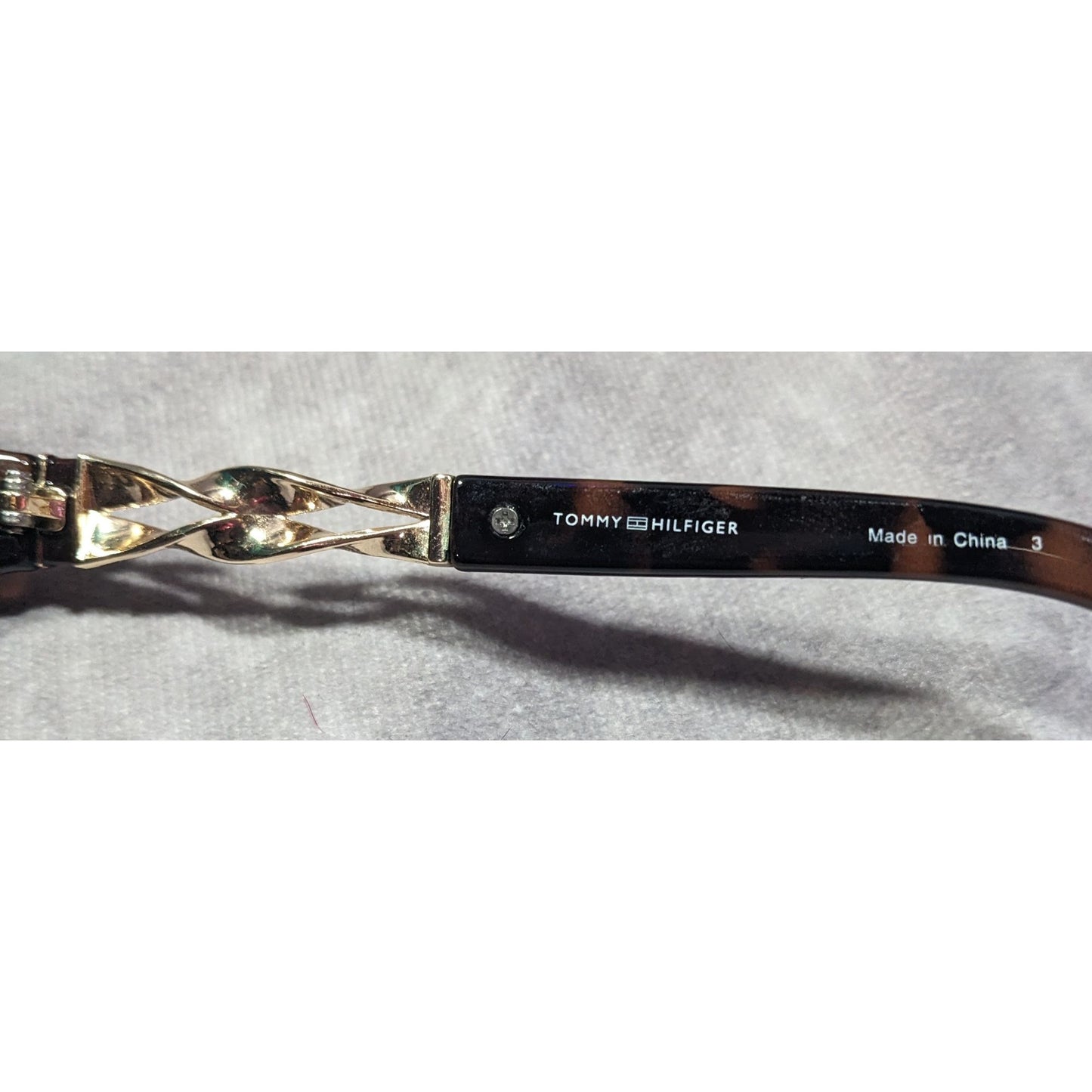 Tommy Hilfiger Preppy Joy WP Tortoise And Gold Twist Sunglesses