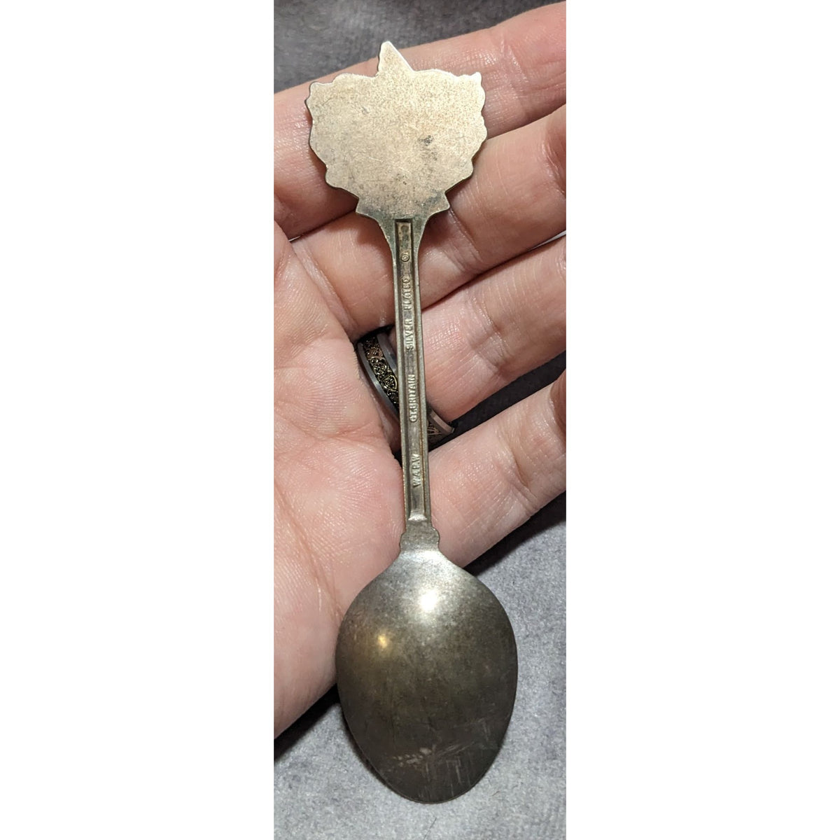 Vintage Heraldic Silver Plated London Big Ben Souvenir Spoon 4 1/2 Inch